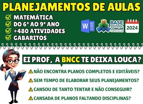 Planejamento de Aula MATEMÁTICA 6º ao 9º ano Portal plano de