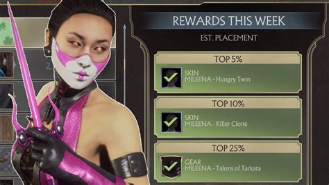 Mk Hot Pink Purple Mileena Skins For Free Youtube