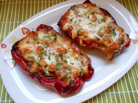 726 receta PIMIENTOS RELLENOS DE CALABACÍN Y MOZZARELLA MAYTE EN LA