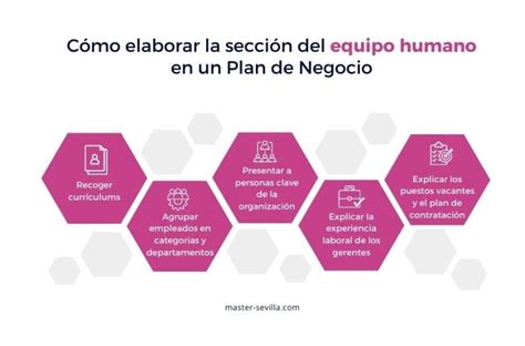 Descripción del equipo humano en un Plan de Negocio