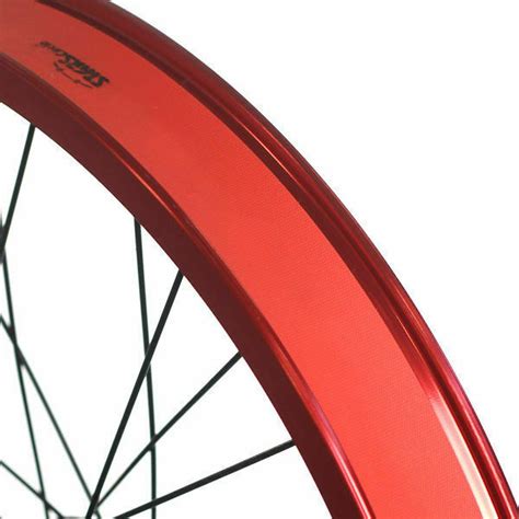 Buy Bmx Bike Wheelswheelset Wide Rim Red Cd