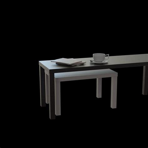 Lack Nesting Table 3d Model Cgtrader