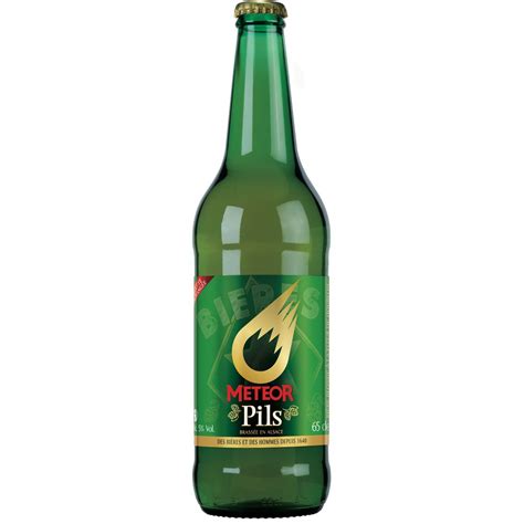METEOR Bière blonde pils bouteille cl pas cher Auchan fr