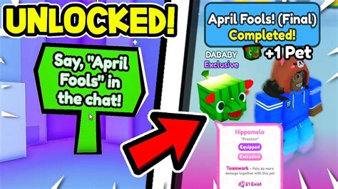 😲 How To Complete All April Fools Quests To Free Hippomelon Exclusive