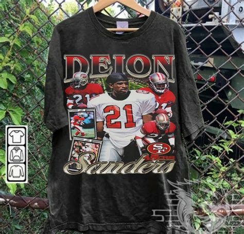 Vintage Deion Sanders Bootleg Style Shirt Deion Sanders Etsy