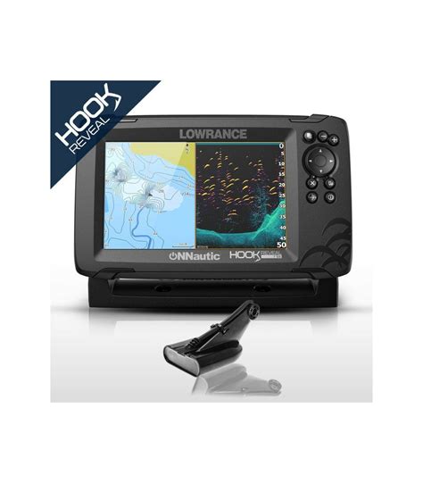 Lowrance Hook REVEAL 7 | 50/200 HDI TransducerHook Reveal 7