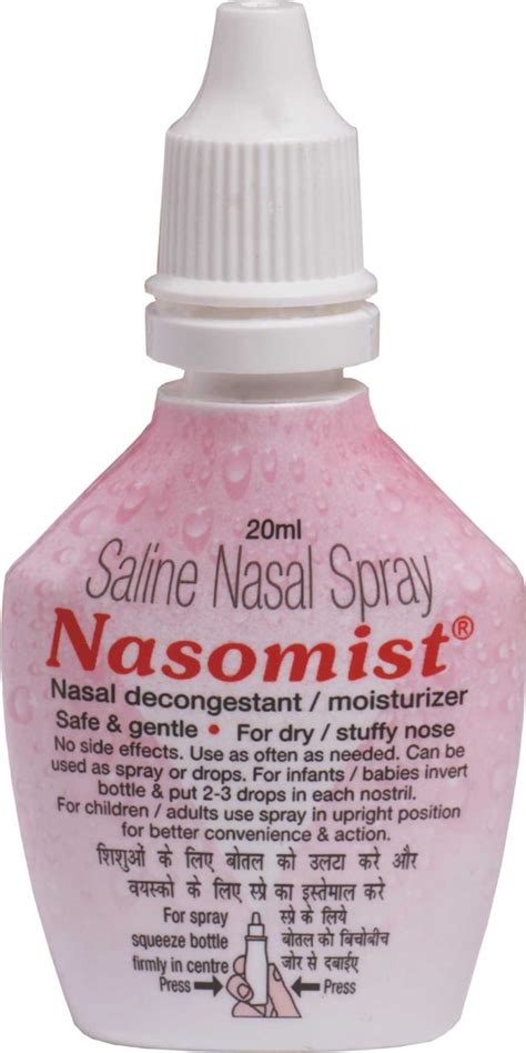 Nasomist Nasal Spray 20 Ml Price Uses Side Effects Composition