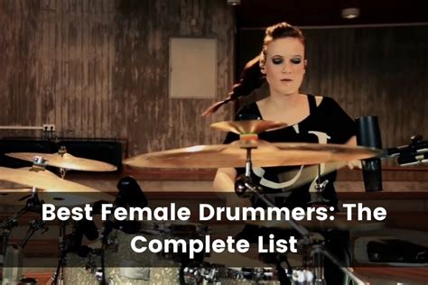 15 Best Female Drummers The Complete List 2023