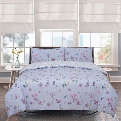 Vantona Classic Range Watercolour Floral Duvet Cover Set