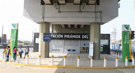 Metro De Lima Municipalidad De Sjl Anuncia Que Estación Pirámide Del Sol Está Apta Para