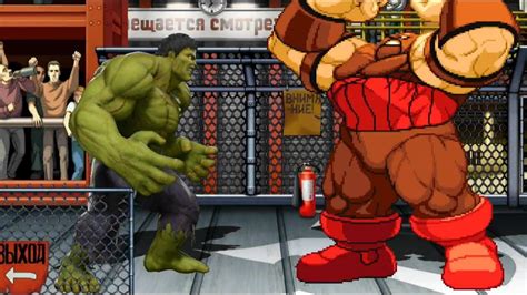 Hulk Vs Juggernaut Highest Level Incredible Epic Fight Youtube