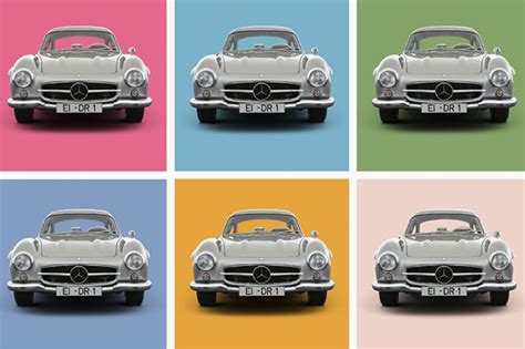 BRABUS Restored Andy Warhol Mercedes Benz 300 SL Gullwing HiConsumption