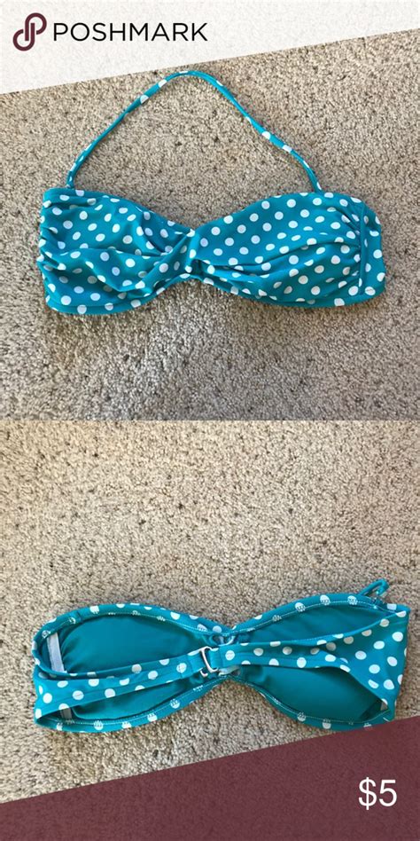 Polka Dot Bandeau Bikini Top Polka Dot Bandeau Bikini Bikini Tops