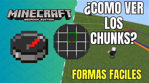 CÓMO VER los CHUNKS en Minecraft Bedrock 1 20 TEXTURAS para