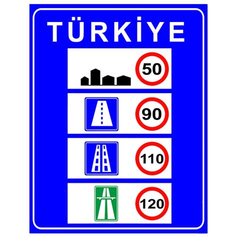 Turkey Speed Limits Sign Meaning Traffic Information Sign Signboard Price