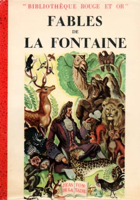 FABLES DE LA FONTAINE Bibliothèque Rouge et Or n 4 1949 Raoul