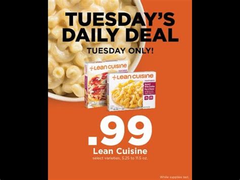 Hy Vee Tuesday Daily Deals Lean Cuisine 99 02 07 2023 ONLY Stock Up