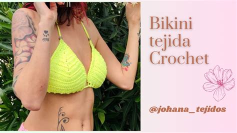 Bikini Tejida A Crochet Traje De Ba O Corpi O S Per R Pido Y F Cil