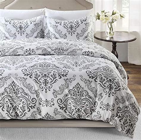 Home Beyond HB Design 3 Piece Duvet Cover Set 1 Printed Zipper