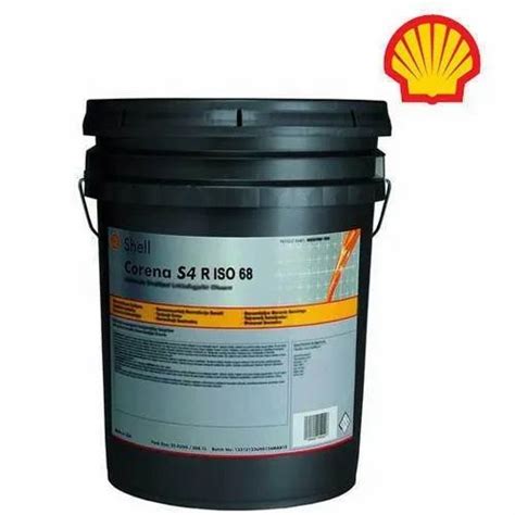 Shell Corena S4 R Iso 68 Air Compressor Oil Packaging Type Bucket At