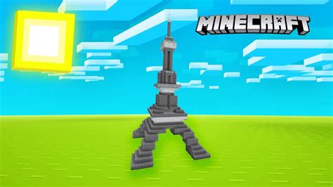 Eiffel Tower Schematic Mcs Smp Minecraft Map