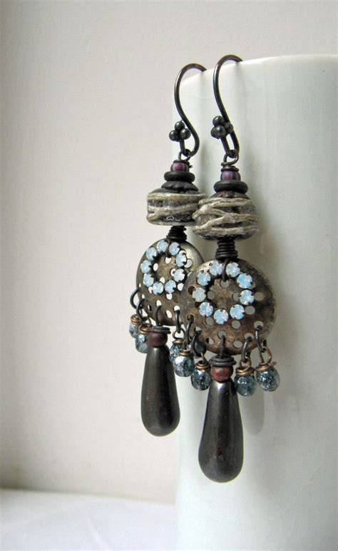 Pin By Tammy Florea On Jewelry Industrial Earrings Assemblage