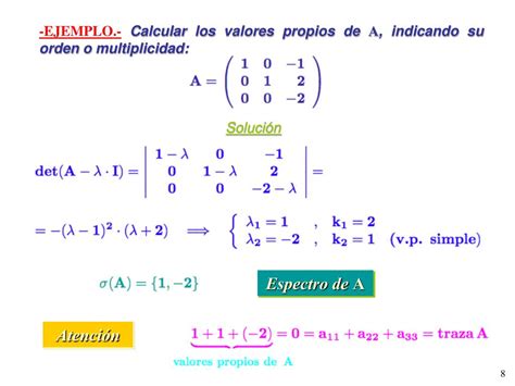 Ppt Valores Y Vectores Propios DiagonalizaciÓn De Matrices Cuadradas Powerpoint Presentation