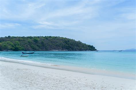 Pantai Patong Pulau Phuket Dan Laut Biru Di Musim Panas Dan Kota