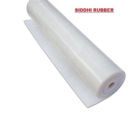 White Silicone Rubber Sheet Hardness 60 5 Shore A At Best Price In