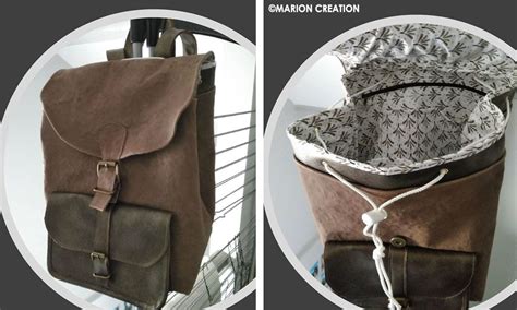 Tutoriel Patron Gratuits Sac Dos En Cuir Deco Cuir