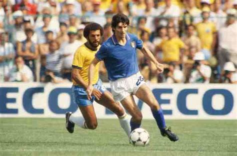 Ten Legendary International Performances Paolo Rossi Italy V Brazil