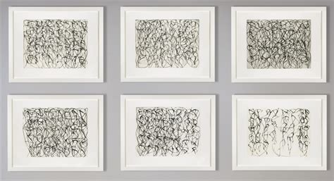 Cold mountain series, Zen studies 1-6 set of 6 by Brice Marden on artnet