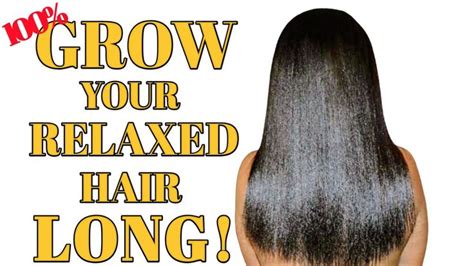 How to grow long healthy relaxed hair | Healthy relaxed hair, Relaxed ...