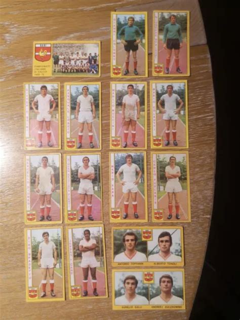 BARI FIGURINE CALCIATORI Panini 1969 70 Squadra Completa Da Recupero