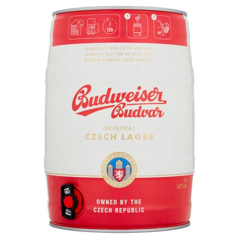 Budweiser Budvar Original Czech Lager 5l My Supermarket Compare