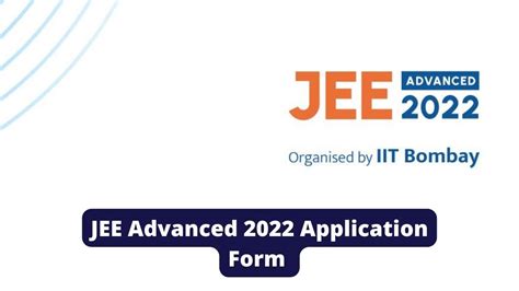 Jee Advanced Application For Iit Jee Entrance Test To Begin From