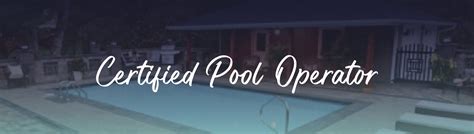 Certified Pool Operator CPO Vaughan Pools