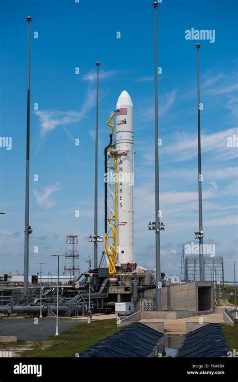 The Orbital Sciences Corporation Antares Rocket With The Cygnus