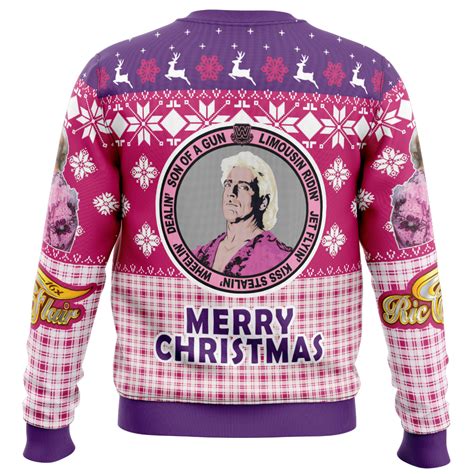 Legendary Ric Flair Wwe Ugly Christmas Sweater Otaku Treasure