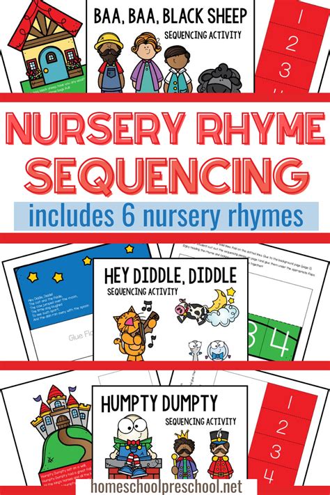 Nursery Rhyme Sequencing Artofit