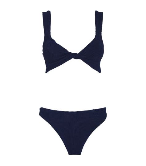 Womens Hunza G Navy Juno Bikini Harrods Uk