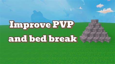 How To Improve Pvp And Bed Break In Roblox Bedwars Youtube