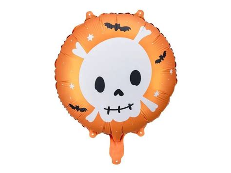 Balon Foliowy Pomara Czowy Czaszka Halloween Inna Marka Przyj Cia I