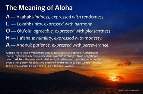 The Aloha Spirit | Aloha meaning, Aloha spirit, Aloha