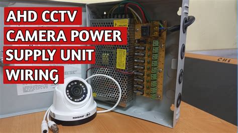 Cctv Camera Power Supply Connection Youtube