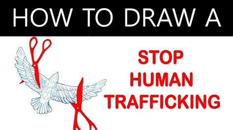 How To Draw A Stop Human Trafficking Human Trafficking Poster Global Issues Project