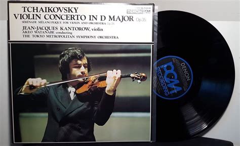 JEAN JACQUES KANTOROW Tchaikovsky Violin Concerto In D Major Vinyl LP