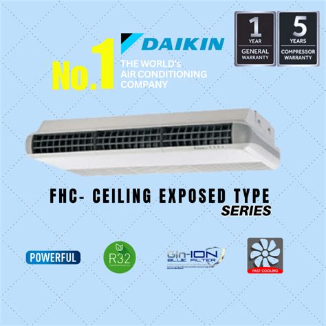 Dakin Non Inverter Ceiling Exposed Type Air Cond R Hp Hp