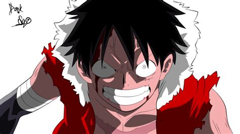 Wano Angry Luffy Drawing - canvas-bloop