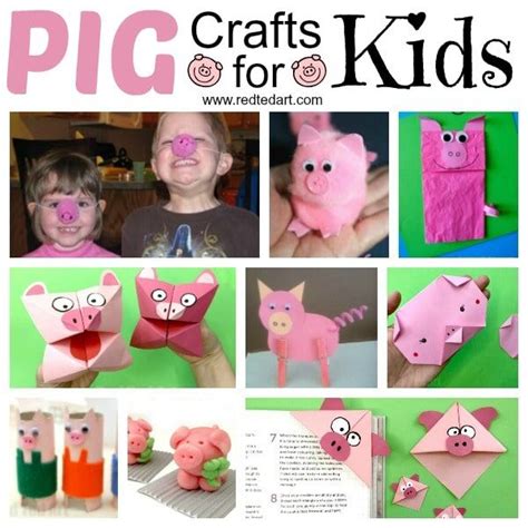 Pig Crafts for Kids for Farmyard or Fairy Tales Crafts - Red Ted Art ...